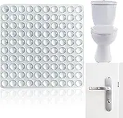 Silicone Bumpers Adhesive Buffer Pads Clear Cupboard Door Stops Slamming Protector, Transparent for Furniture Glass Tables Door Protect (6 x 2mm) (100pcs)