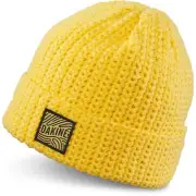 Dakine Addison Waffle Rib Knit Lined Cuff Beanie Unisex Beach Ball Yellow New