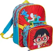 Ryans World Kids Backpack with Lunch Bag Removable Matching School Bag Travel Set