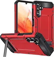 [YBROY] Case for Samsung Galaxy Z Fold5 5G, Soft TPU + Hard PC, Full Body Rugged Shockproof Case, Stand Function, Anti-Scratch Cover for Samsung Galaxy Z Fold5 5G.(Red)