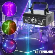 Remote LED Laser Light 9-EYE DMX Scan Projector Strobe DJ Party Stage Lights