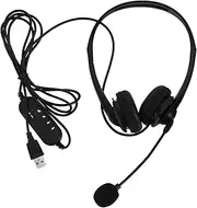 NUOBESTY Noise Reduction Headset for Calls Comfortable Over Ear Headphone for and Online Classes USB Headphones with Noise Cancellation