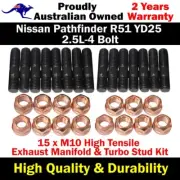 High Tensile Exhaust Manifold&Turbo Stud For Nissan Pathfinder R51 2.5L-4 Bolt