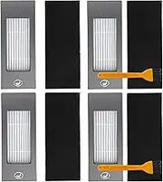 YBVABE Filter for ECOVACS DEEBOT T9, N8 and T8 Series– High Efficiency 4 Pack Replacement Filters for Robot Vacuum Cleaner