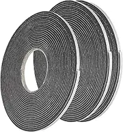 uxcell 3pcs Rolls Double Sided Foam Tape Removeable Foam Sponge Mounting Tape Strong Adhesive Tape Strips(Black, 32ft x 1/4" x 1/8") for Home Paint Wall Hanging Poster Decor