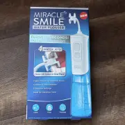 Miracle Smile Water Flosser, Portable Dental Rechargeable NEW IN BOX SEALED