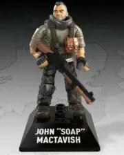 Mega Construx Black Series Call of Duty John Soap MacTavish fig Modern Warfare