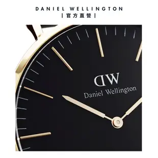 Daniel Wellington 手錶 Classic Sheffield 36mm爵士黑真皮皮革錶-三色任選(DW00100139 DW00100145 DW00100546)/ 金框