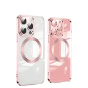 Magsafe TPU Case 13 Pro Circle Pink Case Shockproof Cover