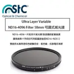 【EYE攝影】 STC ULTRA LAYER VARABLE ND16-4096 FILTER 58MM可調式 減光鏡