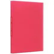 King Jim Fixed Display Book 40 Pockets Gloss Red