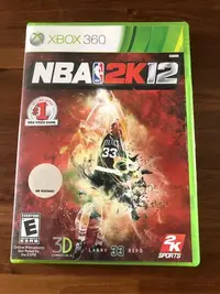 在飛比找Yahoo!奇摩拍賣優惠-二手XBOX360 NBA2K12遊戲