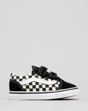 [Vans] Vans Toddlers' Old Skool Shoes in Check Black/White Size 2 2 Check Black/White