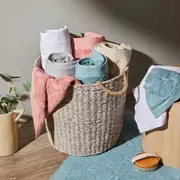 Florence Broadhurst Ikeda Cotton Embossed Towel Collection