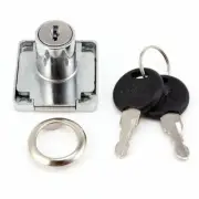 5 Pcs Drawer Cam Lock Keyed to Alike Cabinet Dead Bolt Box Desk Cupboard Locks