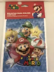 Super Mario Bros Party Favor Bags Loot Treat Party Supply 25CT