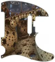 Pickguard Graphical to fit Fender Telecaster Guitar 8 Hole ELITE Surreal 1
