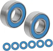 8pcs Remote Control Car Bearings Cars Hub Bearing Drift Car Trucks Universal Remotes Beetle Car Accessories Remote Car Gesture Sensing Car Switch Controller Wheel Hub Axle Steel