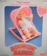 Vintage NIB sun lounger for Galoob Bouncin' Babies doll or Ellery Kish - no doll