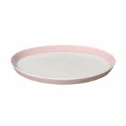Ritzenhoff Livø Dinner Plate Serving Plate Menu Plate White Pink
