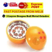 Dragon Ball Metal Alloy Tobacco Spice Grinder Smoke Crusher Hand Muller Gift Toy