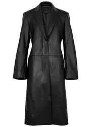 Helmut Lang Leather Coat - Black - 4 (UK8 / S) 4 (UK8 / S)