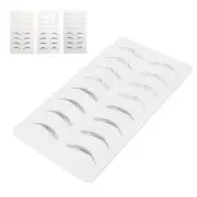 Microblading Practice Skin Inkless Wide Eyebrows Microblading Training Sheet HR6