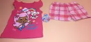 Bubble Guppies Toddler Girl Shirt & Shorts Outfit Set New 3T Molly Bubble Puppy