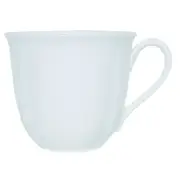 Villeroy & Boch Germany ARCO WEISS Cream Embossed Fan Rim Bone China Cup NEW