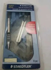 8 Piece Staedtler Geo Set Geometry Set. New sealed