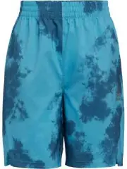 ADIDAS App Sky Rush Blue AXIS SHORTS Athletic Training BIG KIDS/YOUTH BOYS L NEW