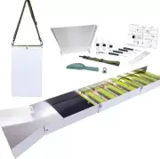 20PCS Gold Panning Kit With Sluice Box 50" Aluminum Gold Mining Equipment