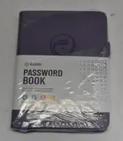 Blugool Password Book Light Purple Mini Size Notebook Journal Pocket Hardcover