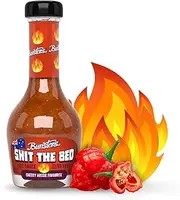 Bunsters Shit The Bed 12/10 Heat Hot Sauce - Chili Pepper with Aussie Fruit and Veg Plant Based, GMO, Gluten Free. The Perfect Hot Sauce Gift.