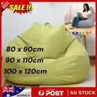 Large Bean Bag Cover Chair Sofa Couch Adults/Kids Indoor Lazy Lounger No filling