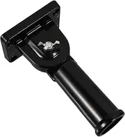 MOTHNUR Adjustable Flagpole Mounting Bracket Heavy Duty Aluminum Flag Holder for National Day Garden Flags and Celebrations Durable Wind Resistant Design Black