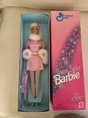 1997 Barbie Winter Dazzle Barbie in Pink Special Edition 18456 Mint Box
