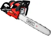 Chainsaw 45Cc Petrol Cordless Power Saw 2 Stroke Engine 16” Bar E-Start Tool