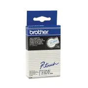 Brother Genuine TC-203 TC203 12mm Blue on White P-Touch Tape - 8 Meters