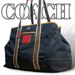 COACH 蔻馳 托特包 肩背包 HAMPTONS 黑色 MERCARI 日本直送 二手