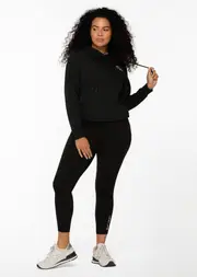 [Lorna Jane] Lotus Hoodie in Black, Size - Small S Black