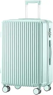 [IRYZE] Lightweight Suitcase ABS Hard Shell Suitcases With Wheels Wet And Dry Separation Pocket Lightweight Luggage Carry on Luggage, Blue, 22 inch