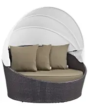 Modway Convene Canopy Outdoor Patio Daybed