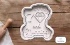 Happy 70th Birthday Cookie Cutter & Embosser Stamp- 70 And Elegant