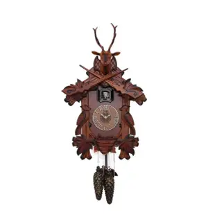 【KAIROS凱樂時】KW-716 北歐風麋鹿造型精緻工藝整點報時咕咕鐘