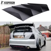 22"x20" Rear Diffuser Bumper Lip 4Fins Spoiler Splitter For Honda Civic EU,EP,EV (for: Honda Civic)
