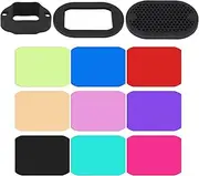 Denash Beehive Grid, Flash Filter, Filter Set, Solid Material for Light Camera, Flash, Light, Night
