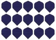 5 New Sets Rip Stop Nylon Fabric Standard Dart Flights - Ships w Tracking - Blue