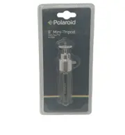 Polaroid Mini Tripod PLT18 With 360° Pan 90° Tilt For Cameras 8” NEW