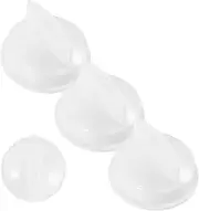 jojofuny 4pcs Microwave Oven Knobs Replacement Timer Control Knobs for Microwave Oven White